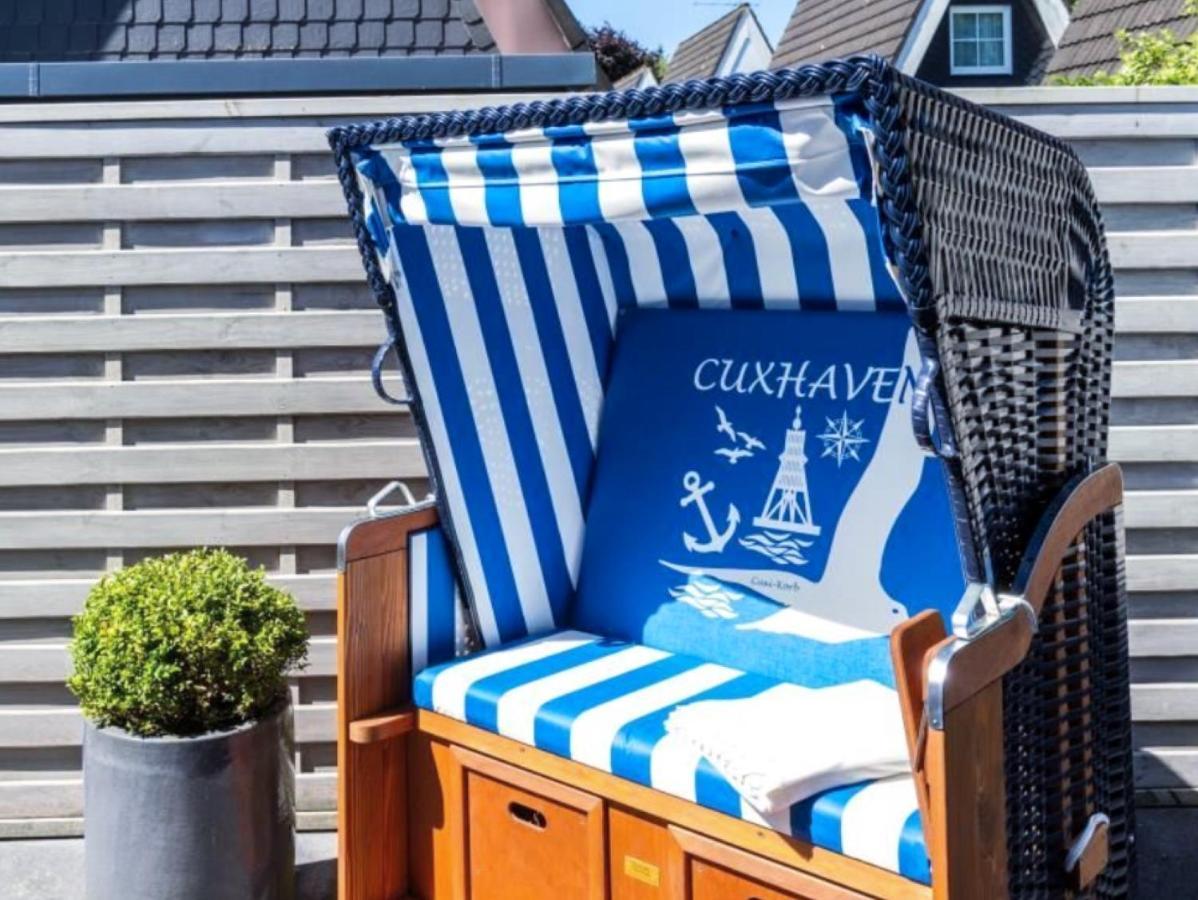 Familienfreundliches Ferienhaus In 5 Min Zum Strand Mit Terrasse Und Kostenlosem Parkplatz Cuxhaven Exterior foto